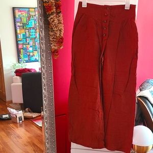 Burnt Orange Linen pants